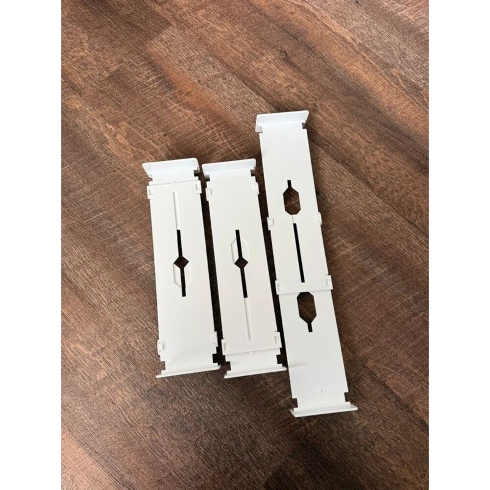 Pack of three drawer dividers